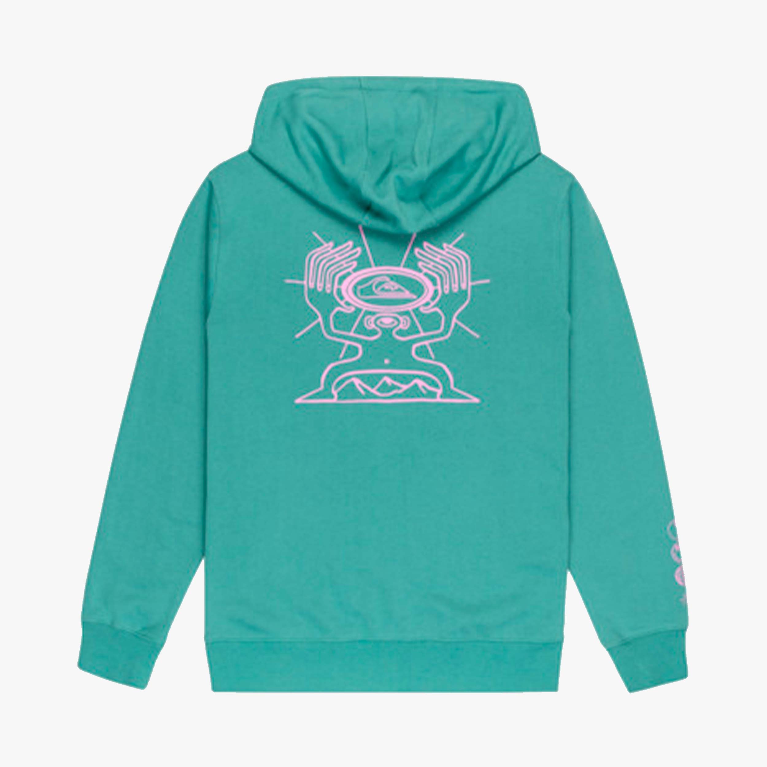 Quiksilver Poler&oacute;n GraphicZip , VERDE, hi-res