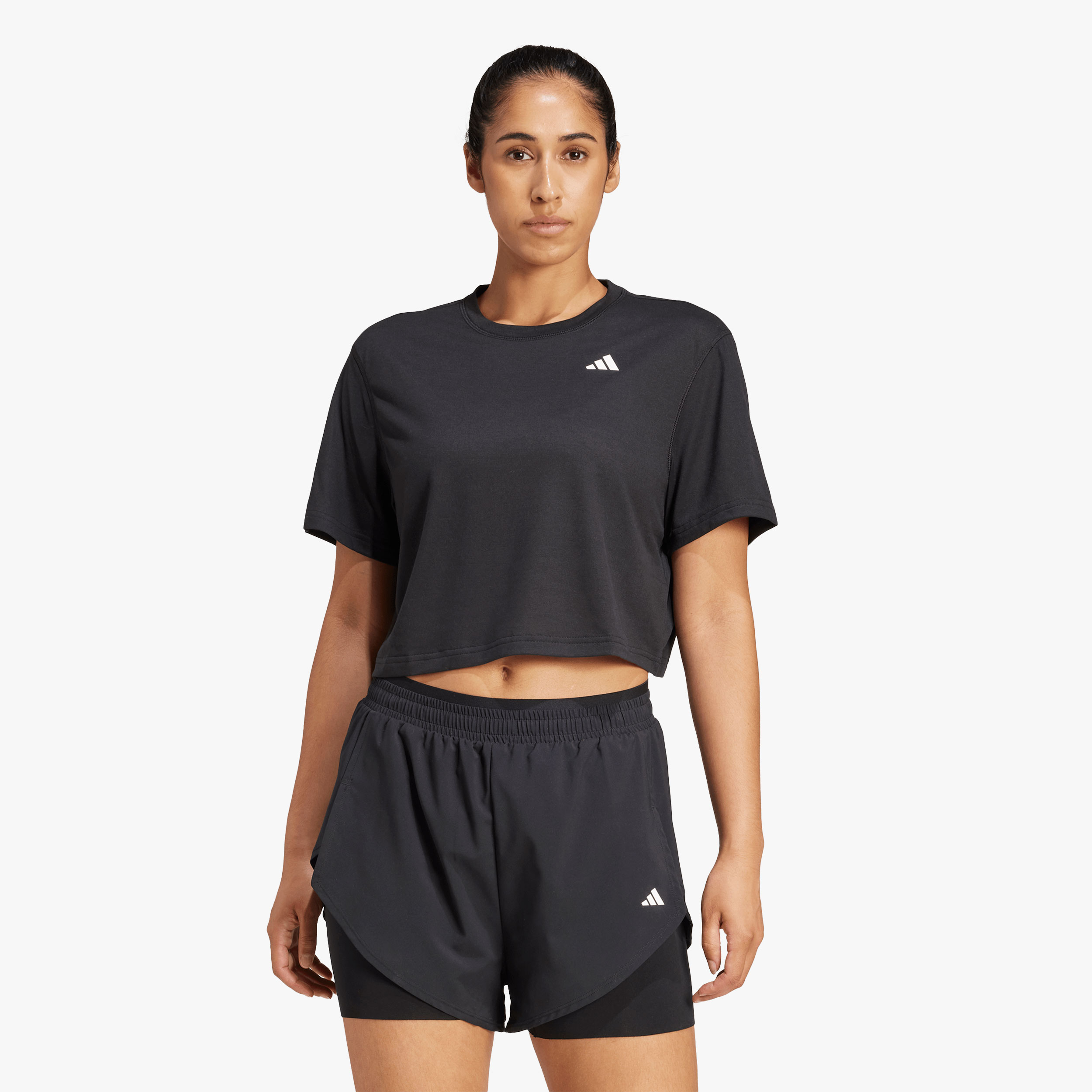 adidas Polera Train Essentials Boxy, NEGRO, hi-res
