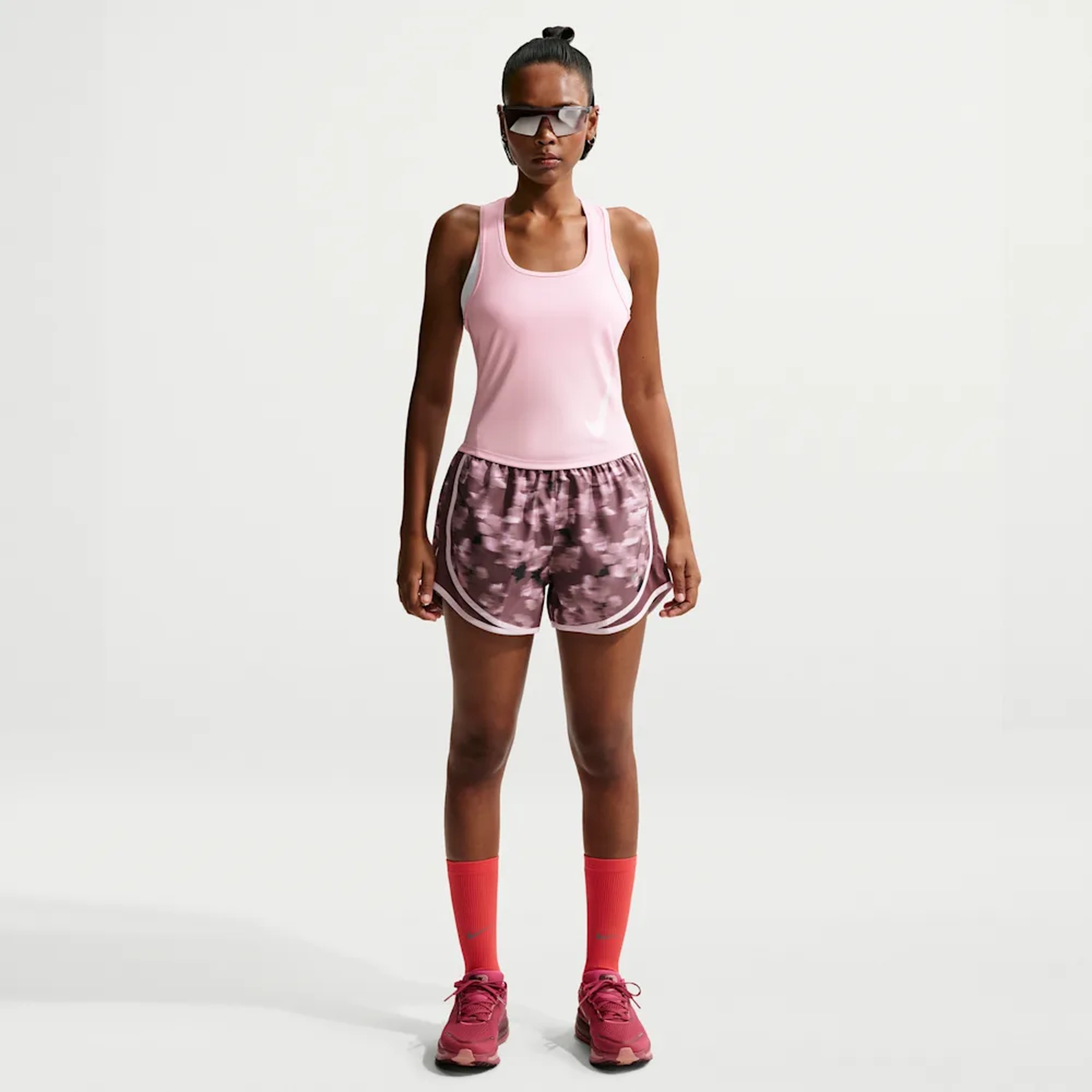 Nike Polera Tempo Swoosh, ROJO, hi-res