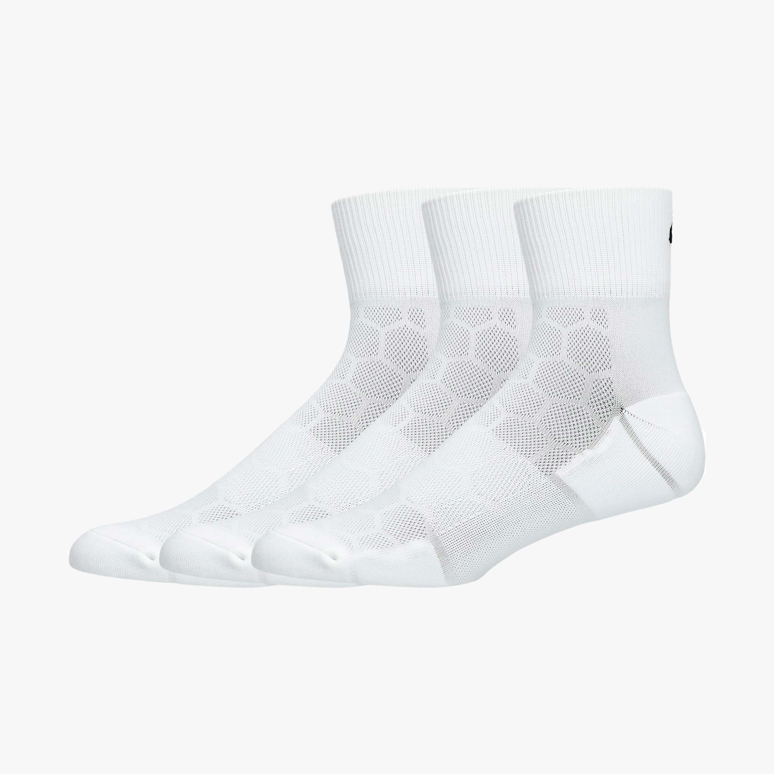 Asics Calcetines Running Quarter 3 Pares, BLANCO, hi-res