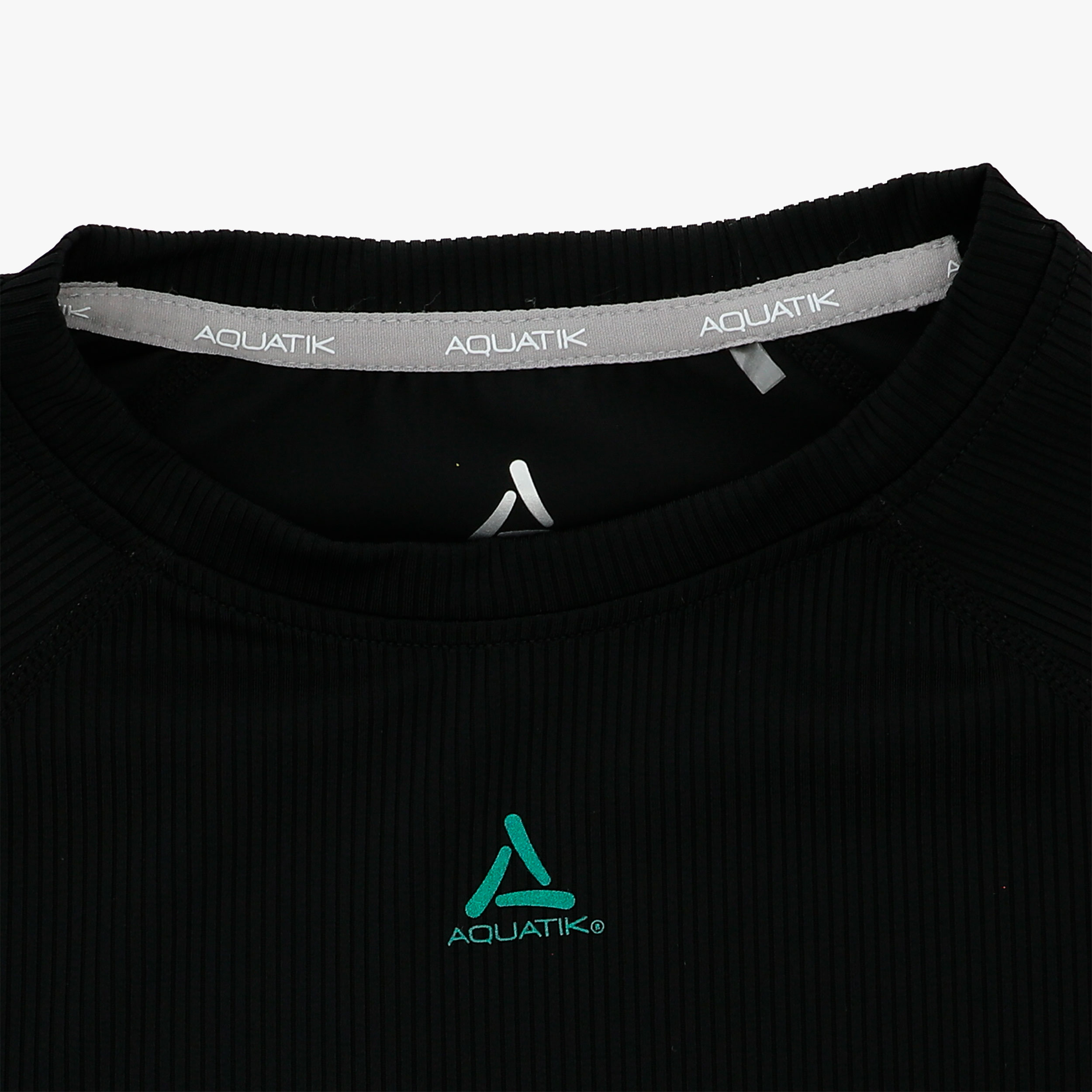 Aquatik Polera CQ Rib, NEGRO, hi-res