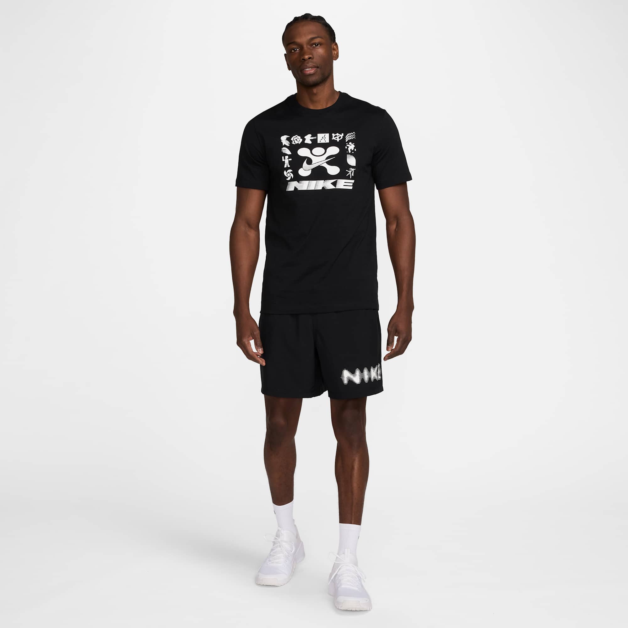 Nike Polera Fitness T-Shirt, NEGRO, hi-res