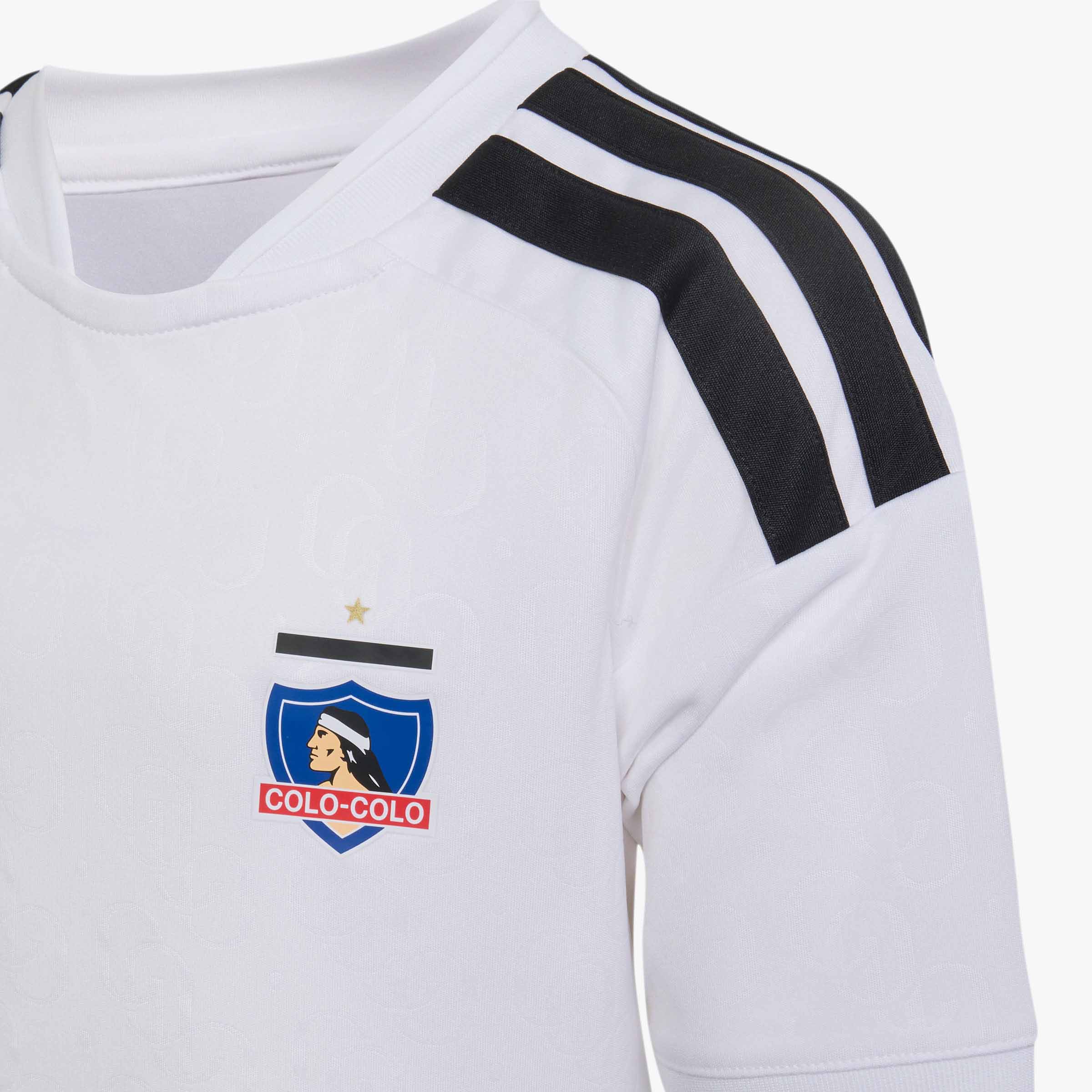 adidas Conjunto Colo-Colo 26 Ni&ntilde;os Local, BLANCO, hi-res
