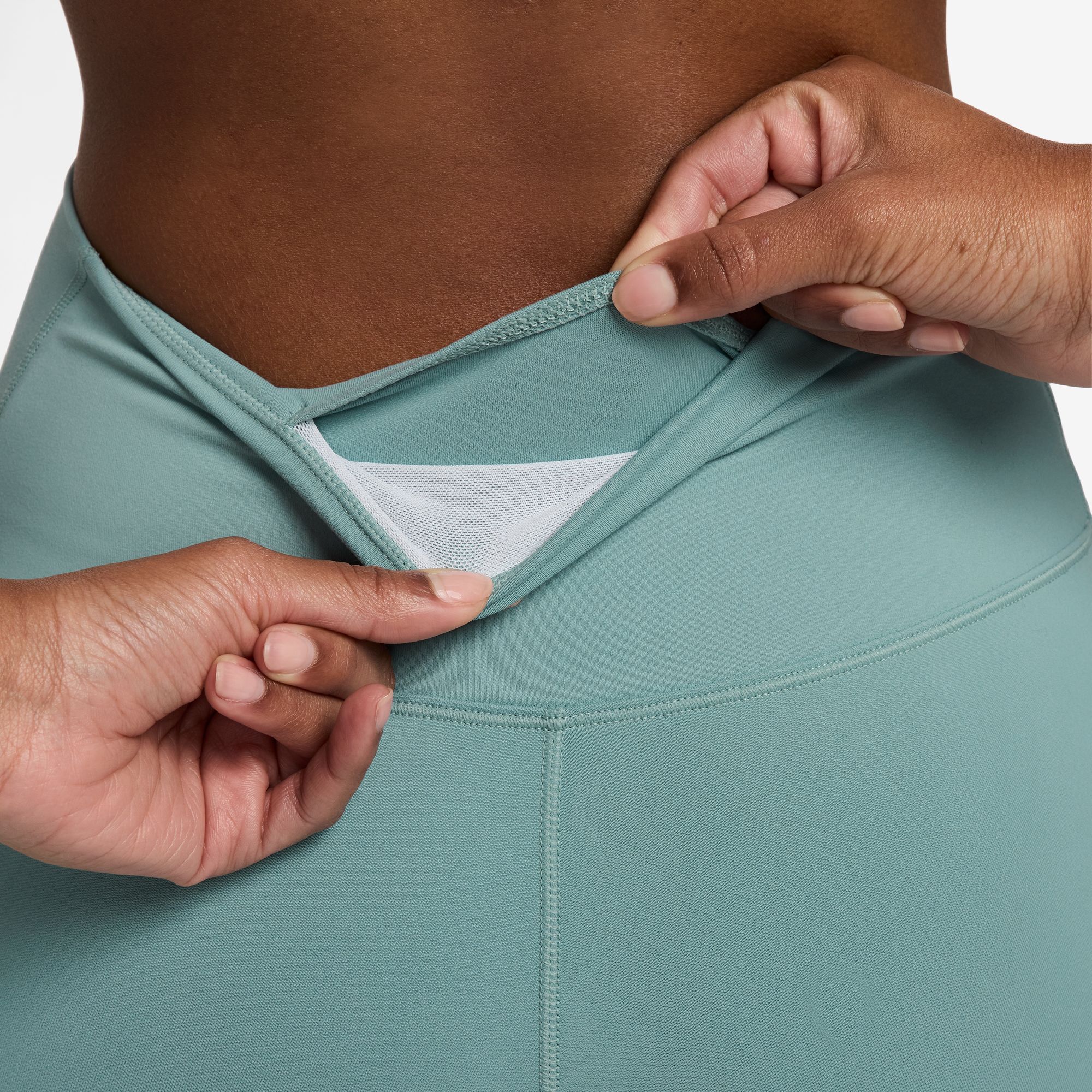 Nike One Calzas Seamless Front, NEGRO, hi-res