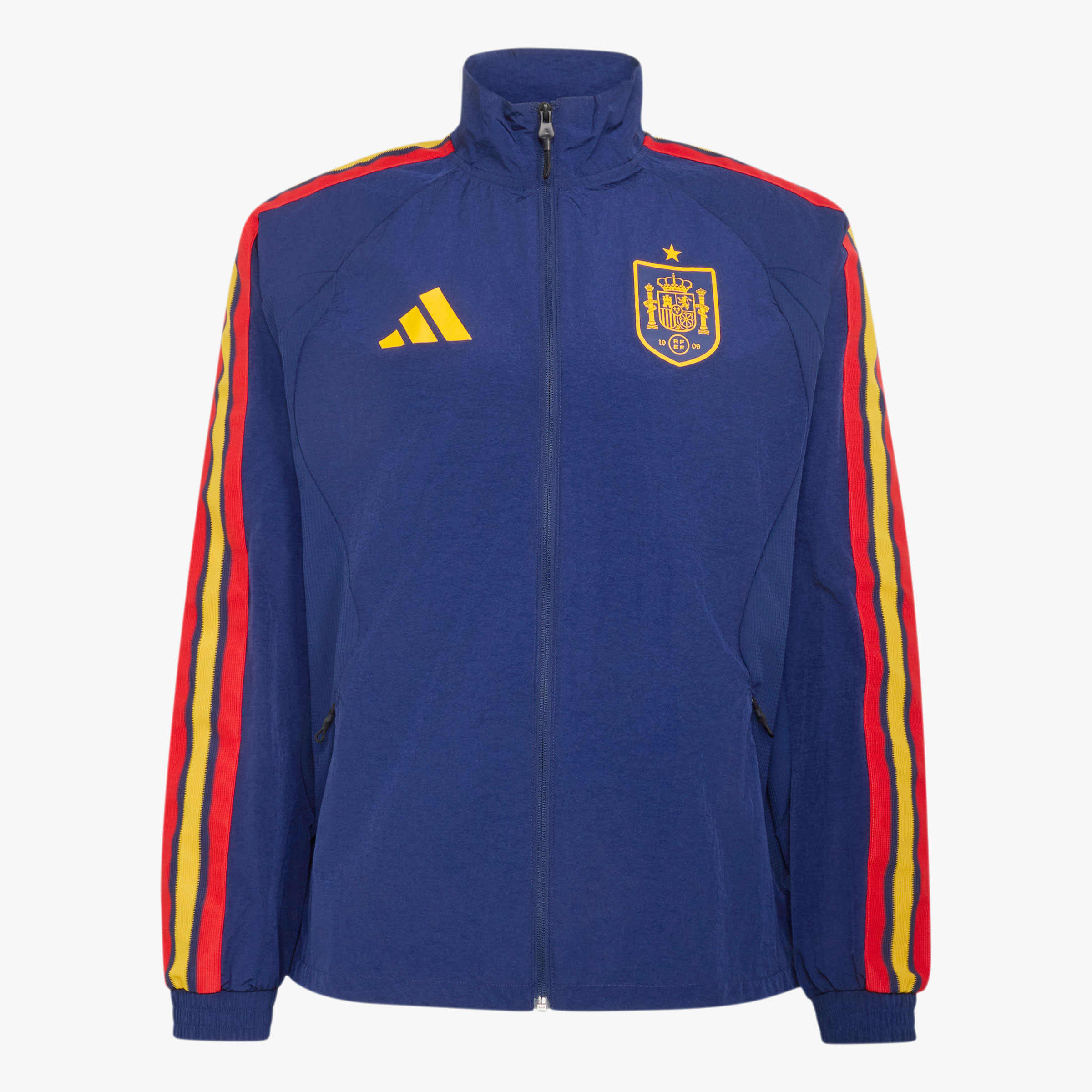 adidas Chaqueta Local Espa&ntilde;a 2026 Himno, ROJO, hi-res