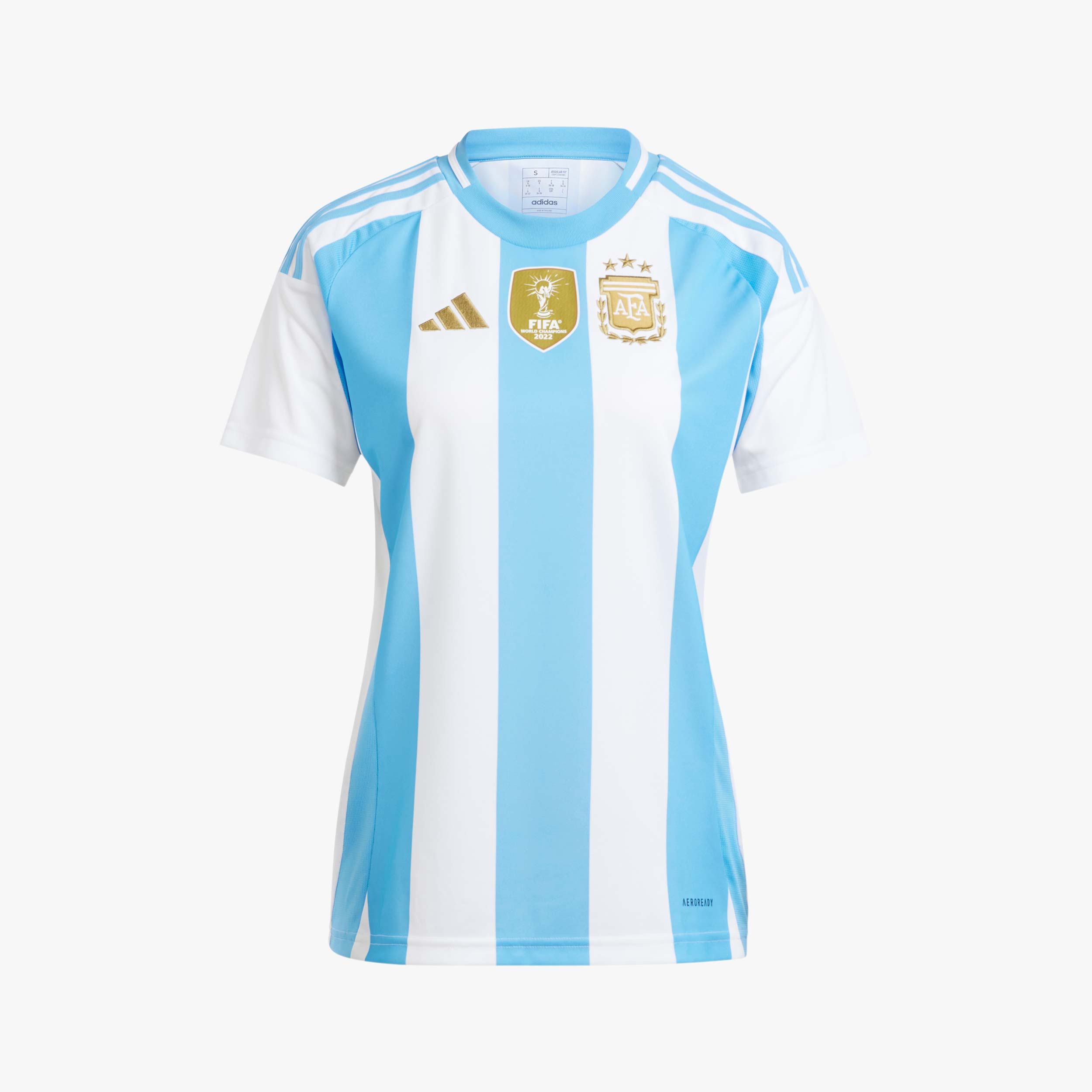 adidas Camiseta Argentina Local 2024 Mujer, BLANCO, hi-res