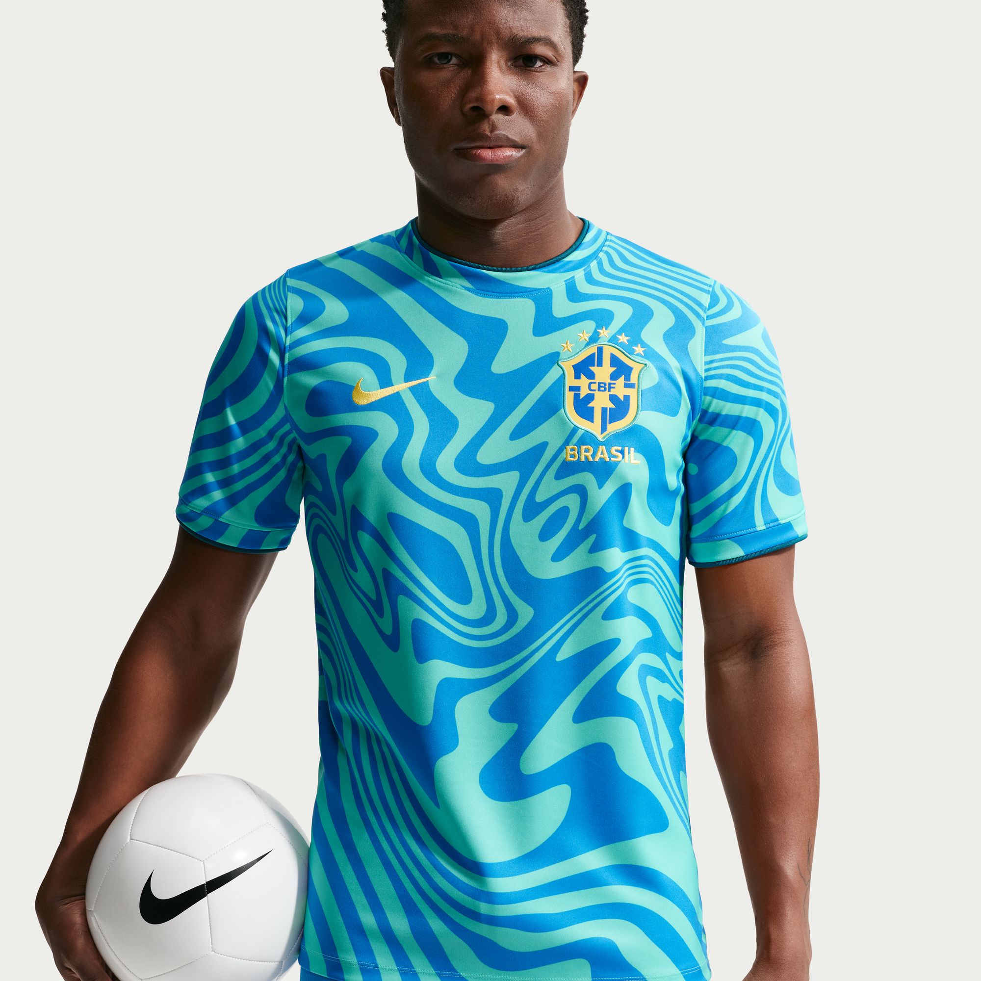 Nike Camiseta Brasil Academy Pro 2026, VERDE, hi-res