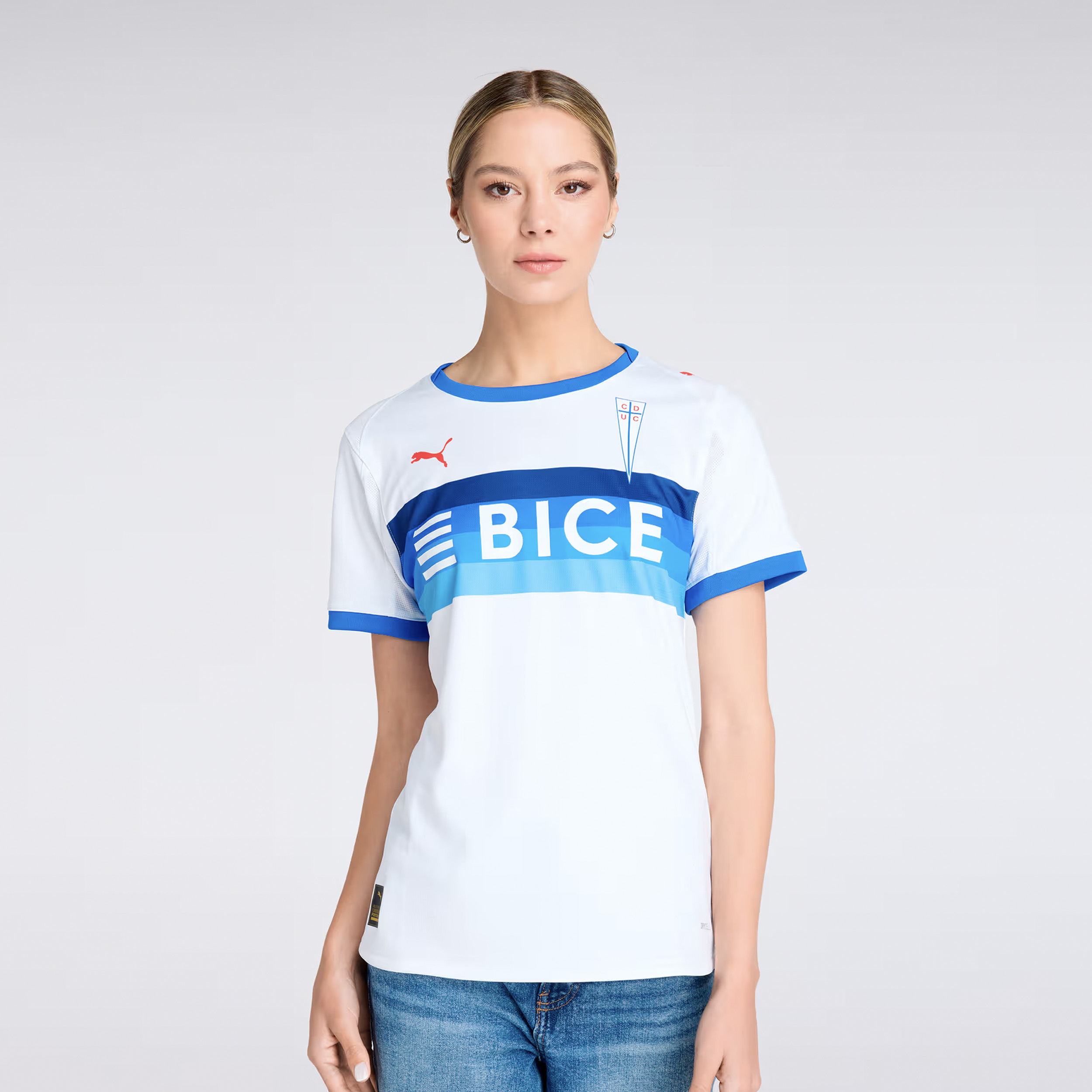 Puma Camiseta Universidad Cat&oacute;lica Local 2026 Mujer, BLANCO, hi-res