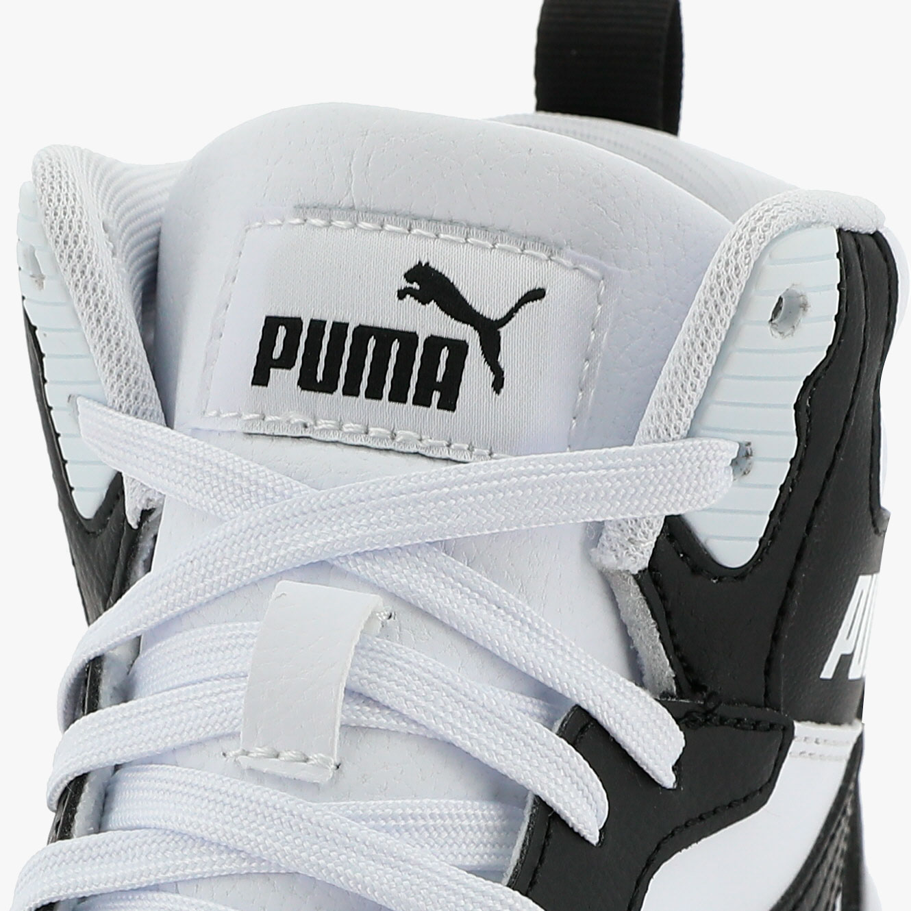 Puma Zapatillas Rebound V6 Mid JR, NEGRO, hi-res