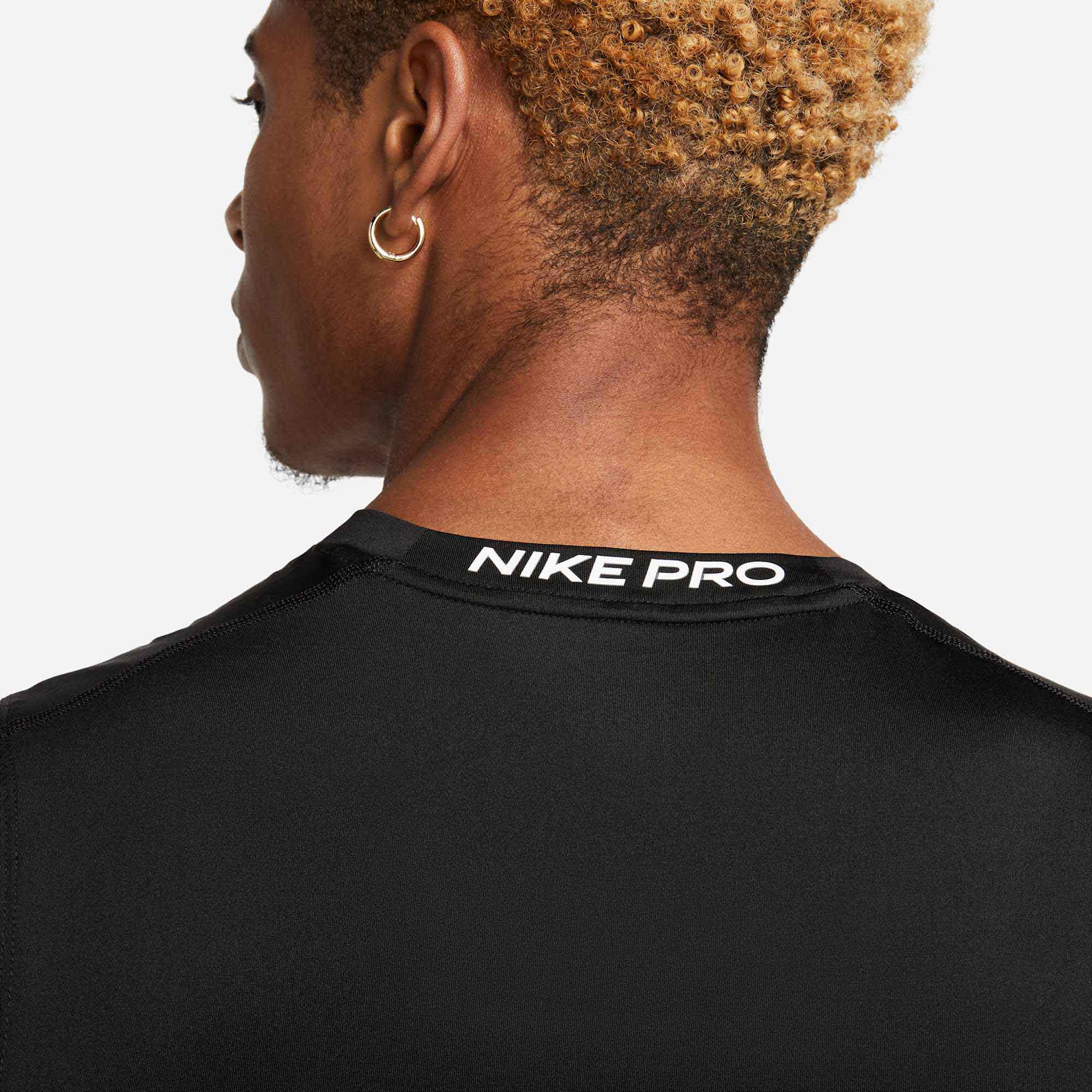 Nike Polera Pro, NEGRO, hi-res