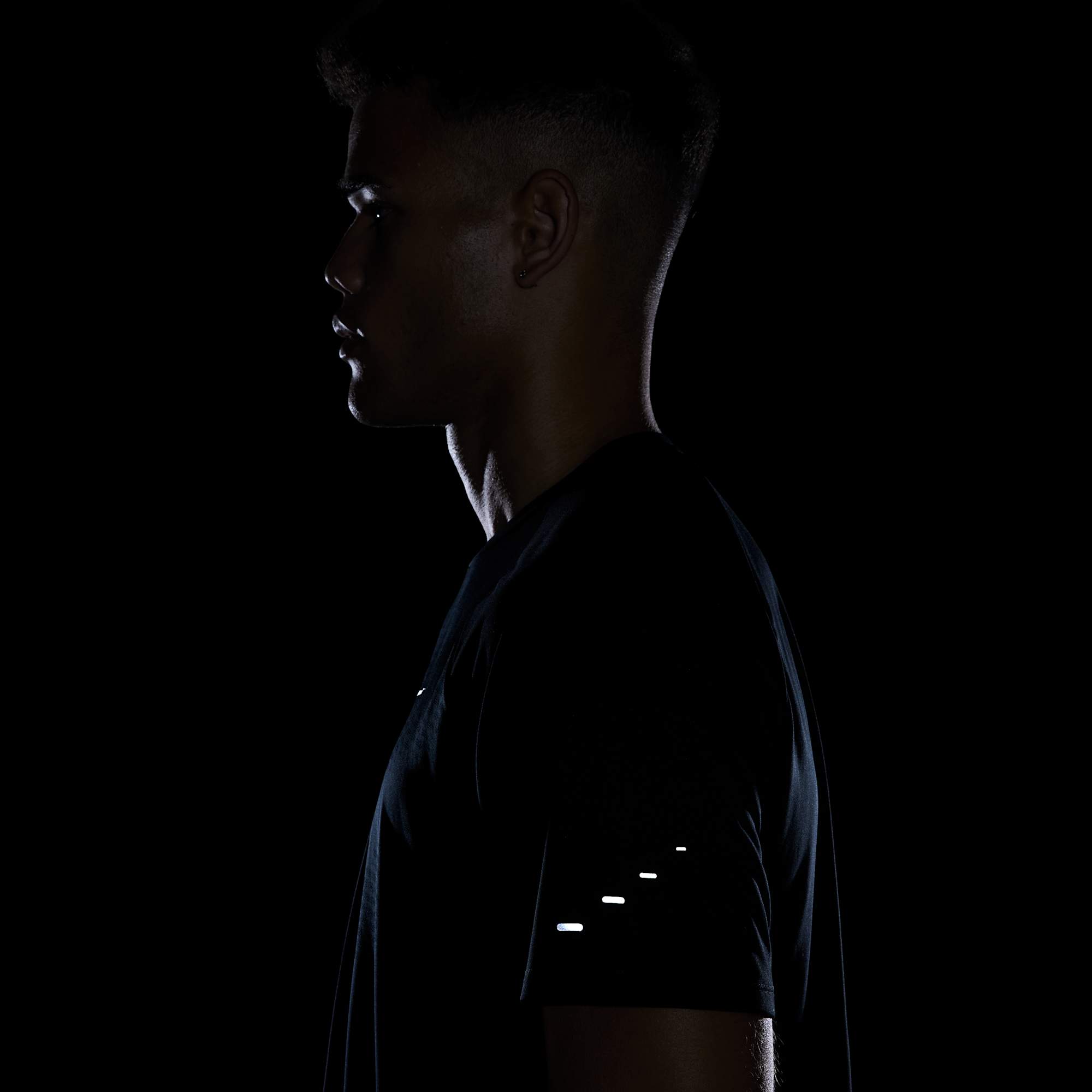 Nike Polera Stride, NEGRO, hi-res