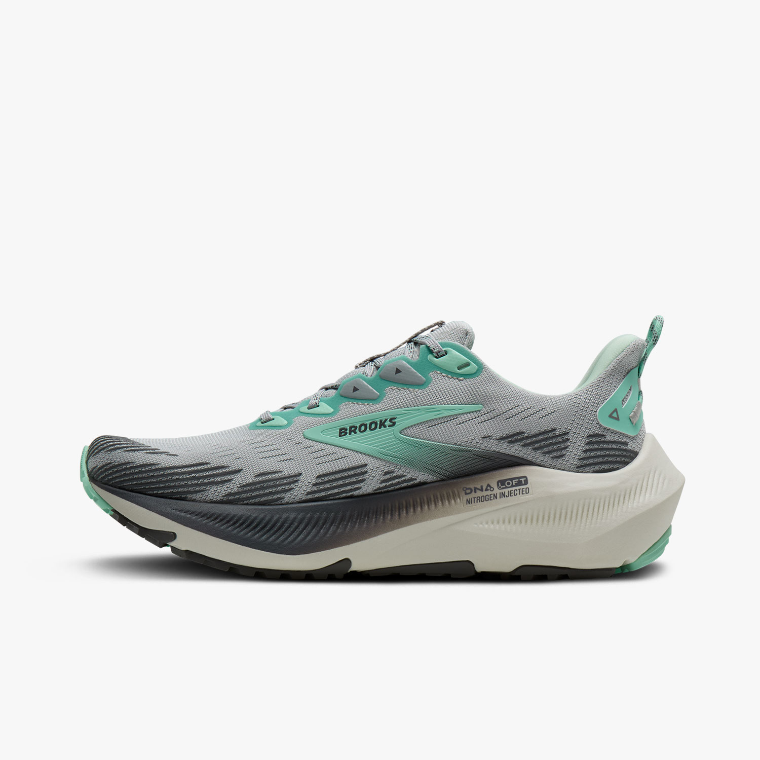 Brooks Zapatillas Ghost Trail, GRIS, hi-res