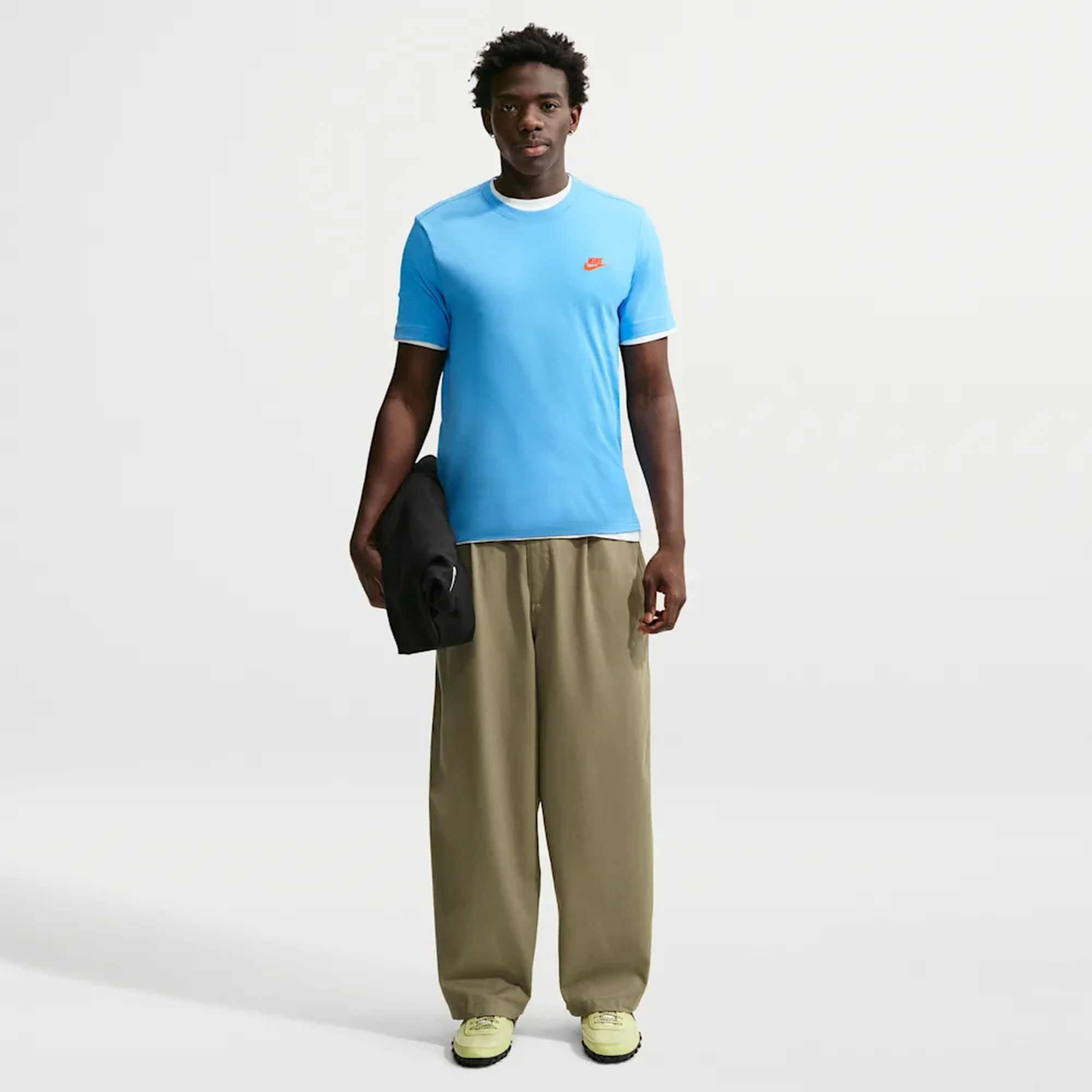 Nike Polera Sportswear Club, AZUL, hi-res