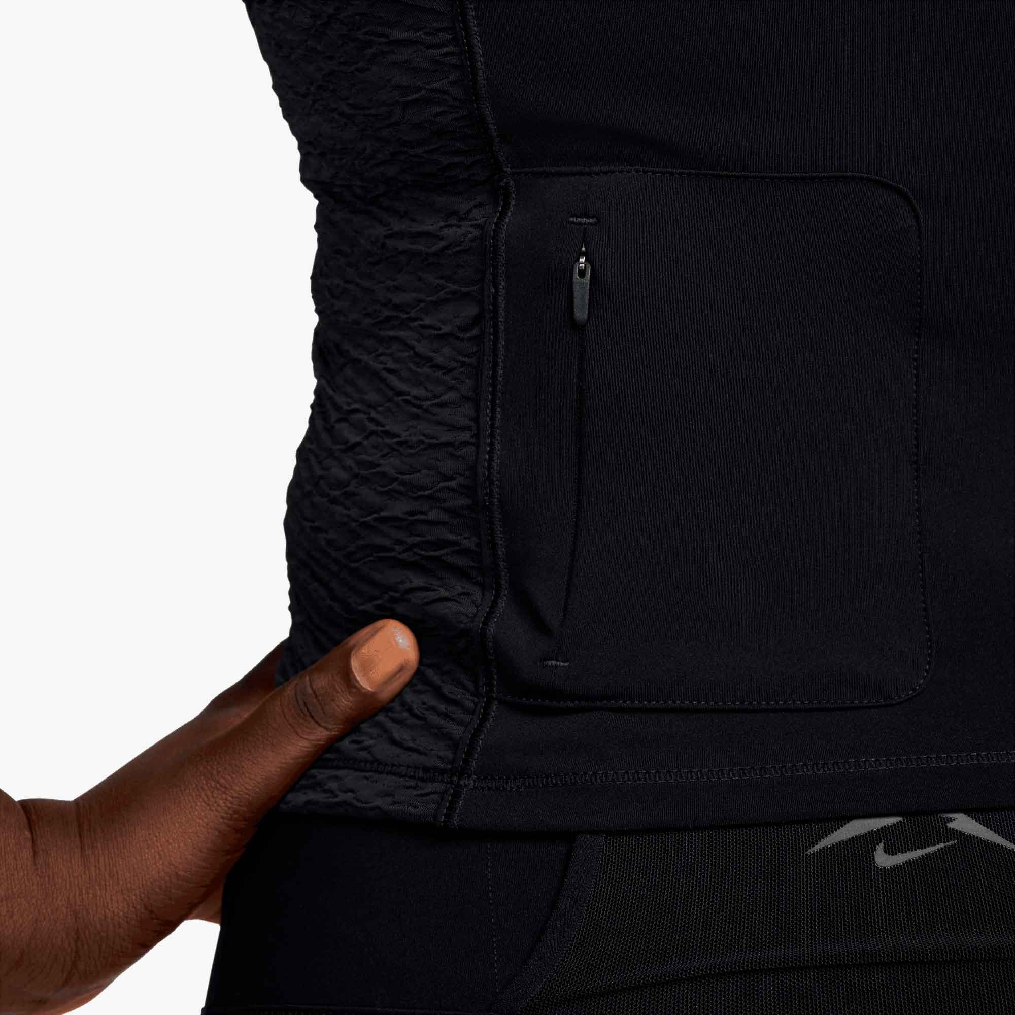 Nike Polera Trail, NEGRO, hi-res