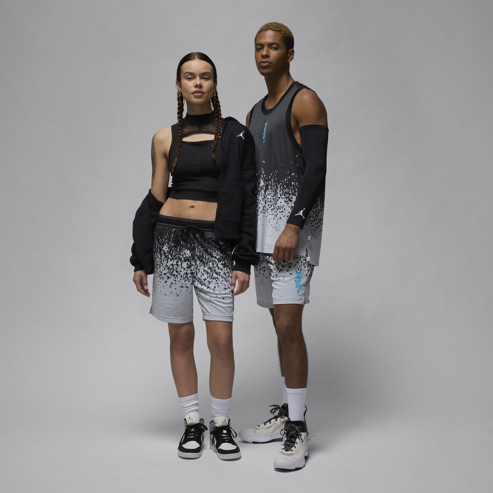 Jordan Shorts B&aacute;squet Zion, NEGRO, hi-res