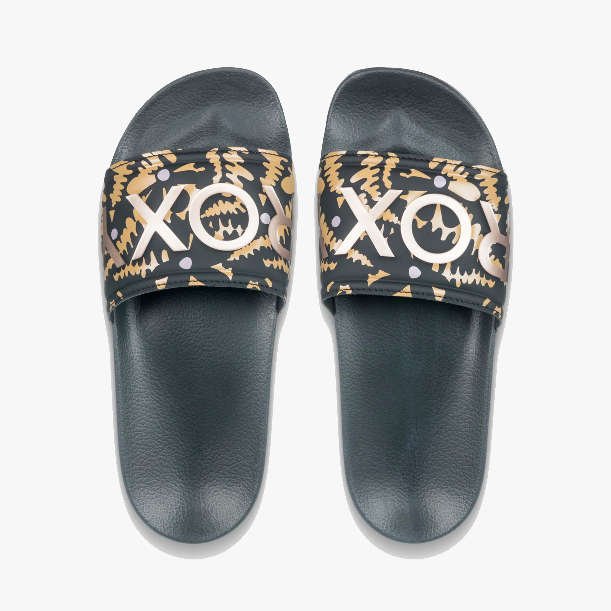 Roxy Sandalias Slippy II, AZUL, hi-res