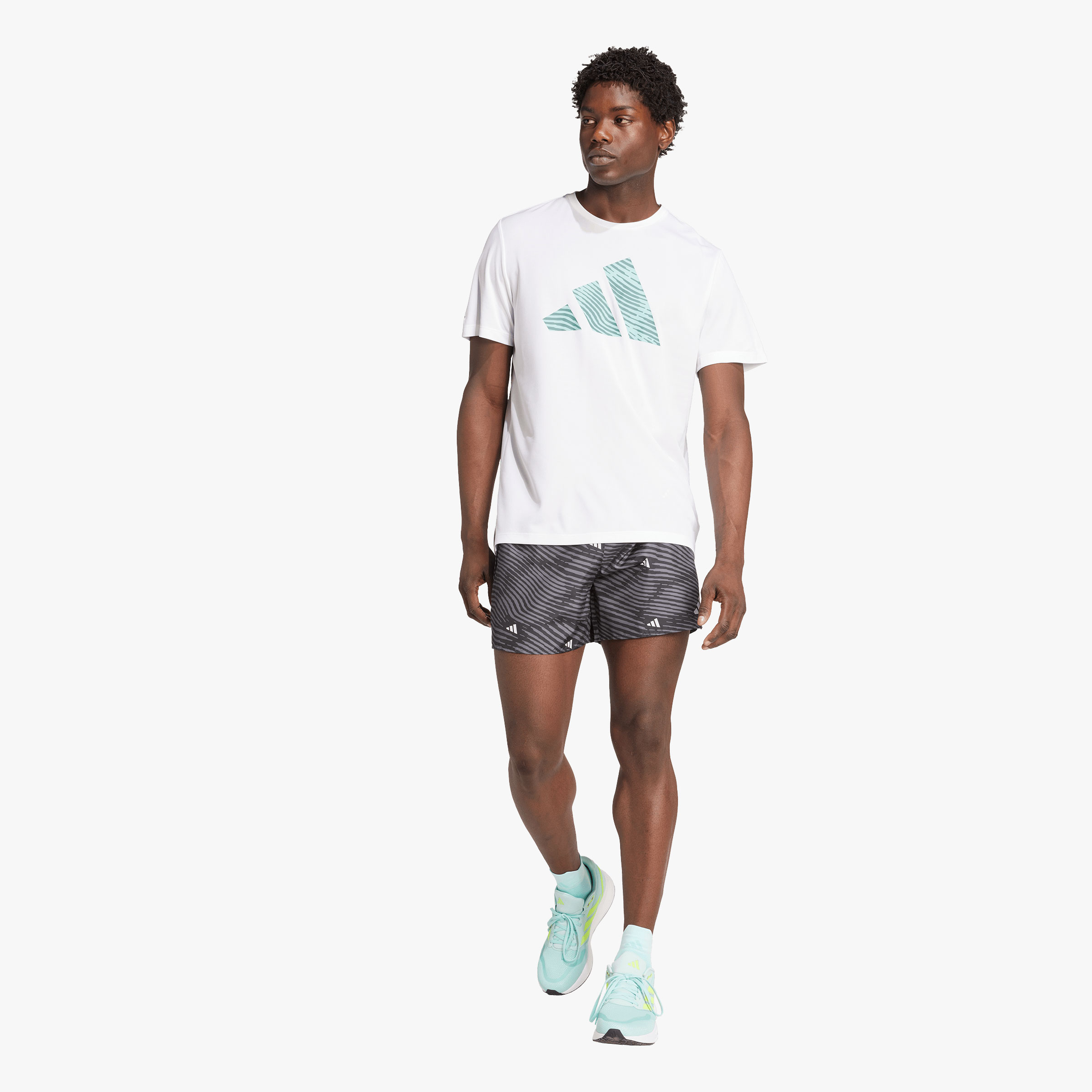 adidas Shorts Adi365 Running Essentials Brand Love, NEGRO, hi-res