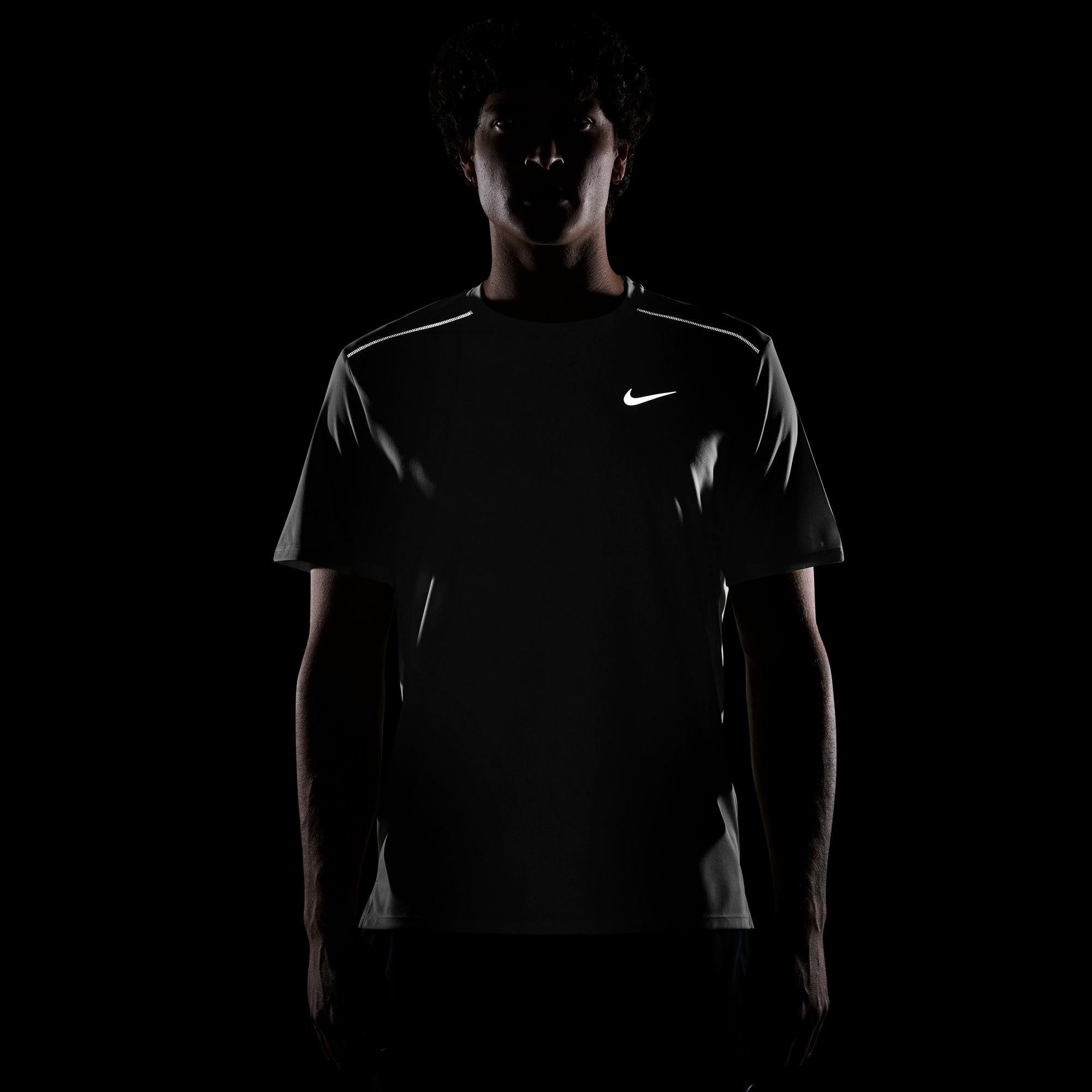 Nike Polera Miler, BLANCO, hi-res