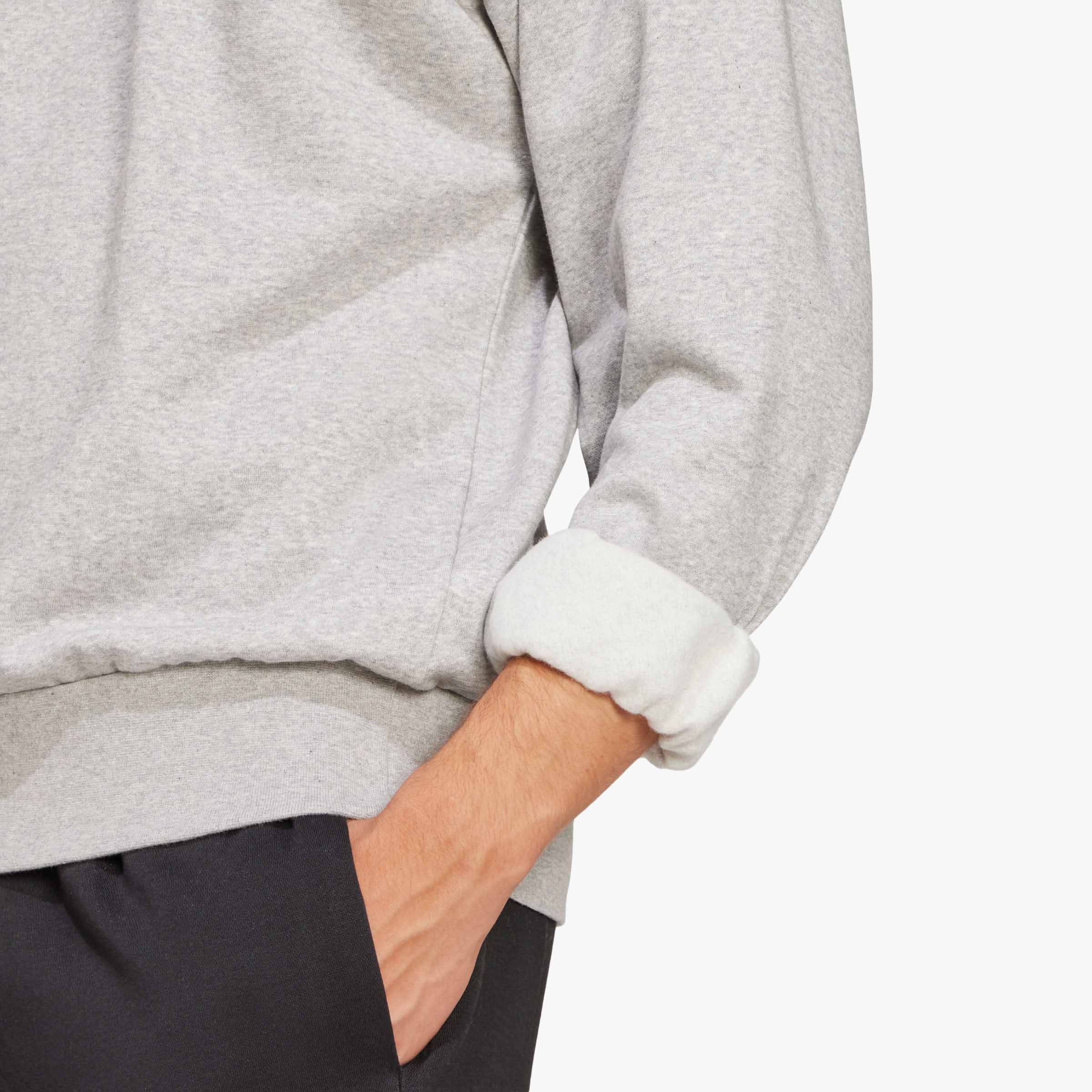 adidas Poler&oacute;n Essentials Feelcozy Felpa, GRIS, hi-res