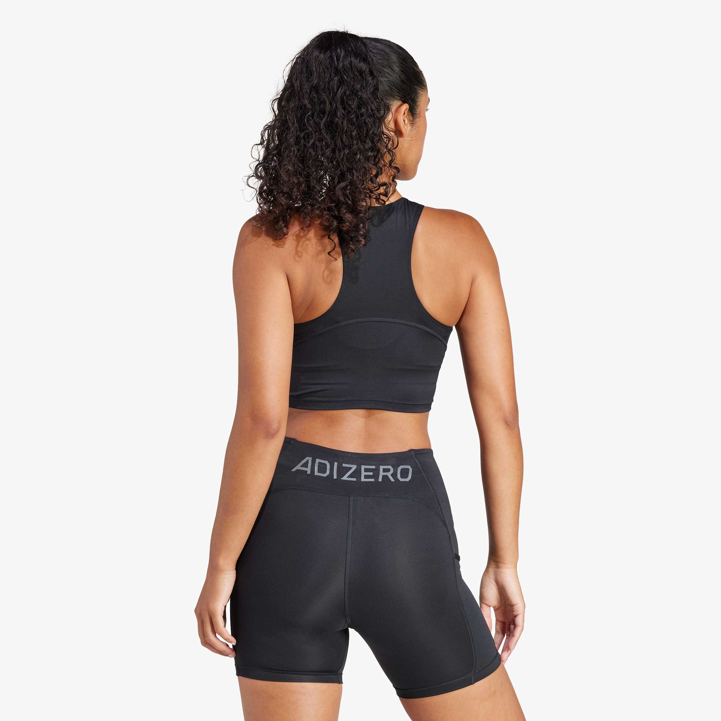 adidas Polera Corta de Running Adizero Essentials, NEGRO, hi-res