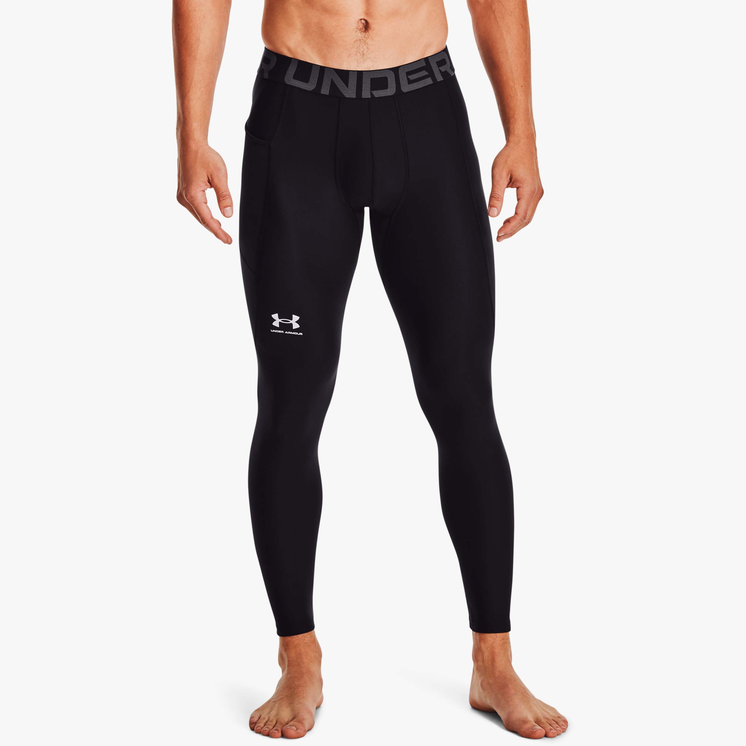 Under Armour Calzas HeatGear , NEGRO, hi-res