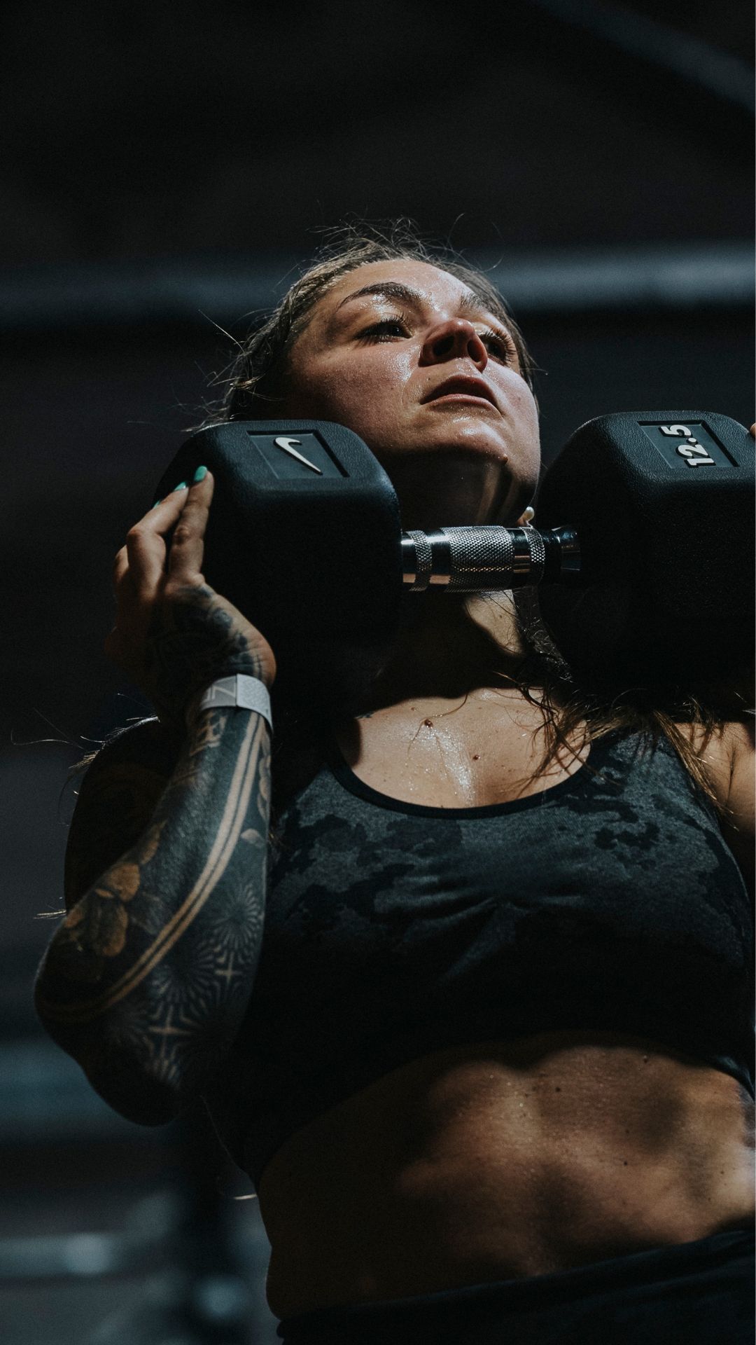 Nike Mancuerna Hexagonal 12.5 Kg, NEGRO, hi-res