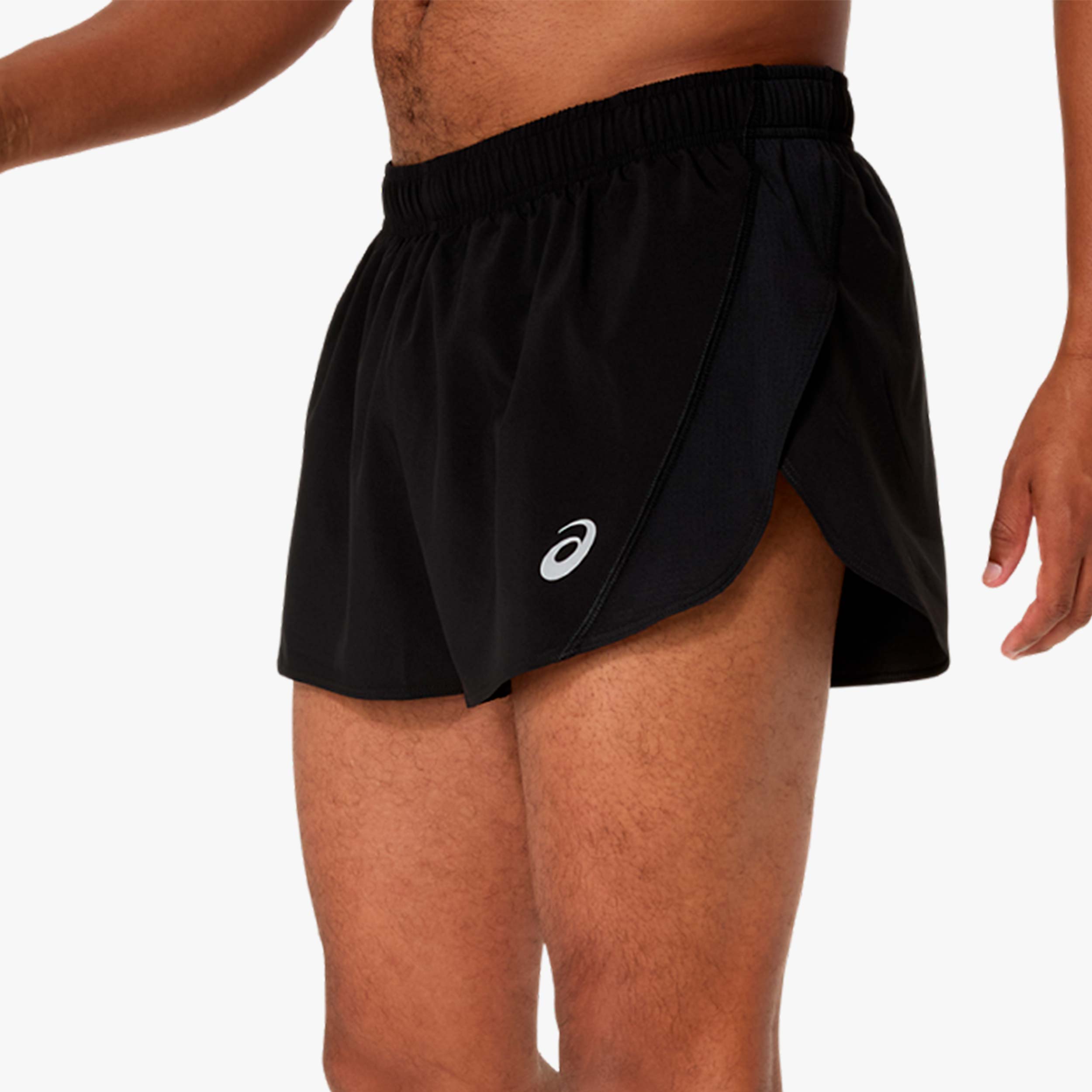 Asics Shorts Silver Split, NEGRO, hi-res
