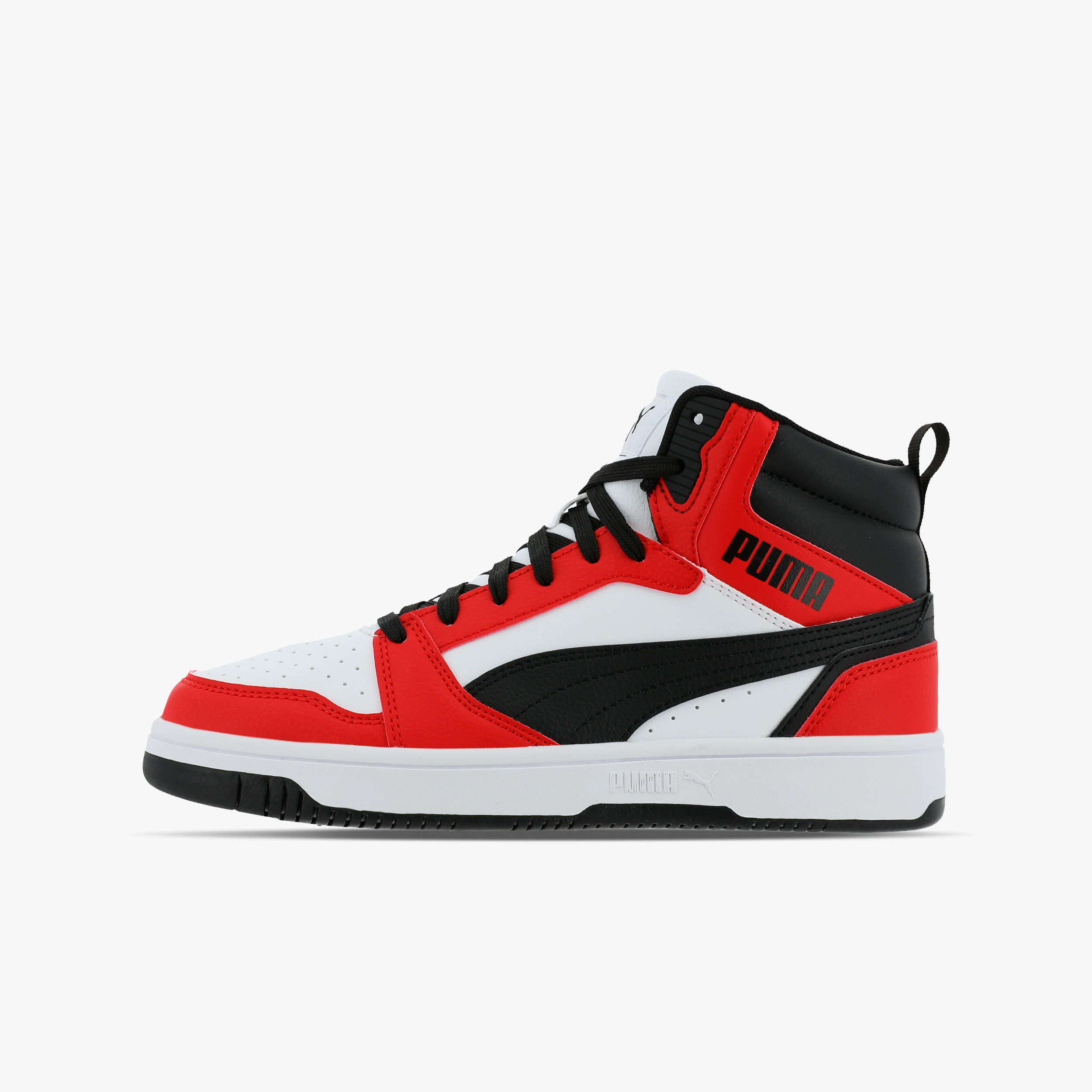 Puma Zapatillas Rebound V6 Mid JR, ROJO, hi-res