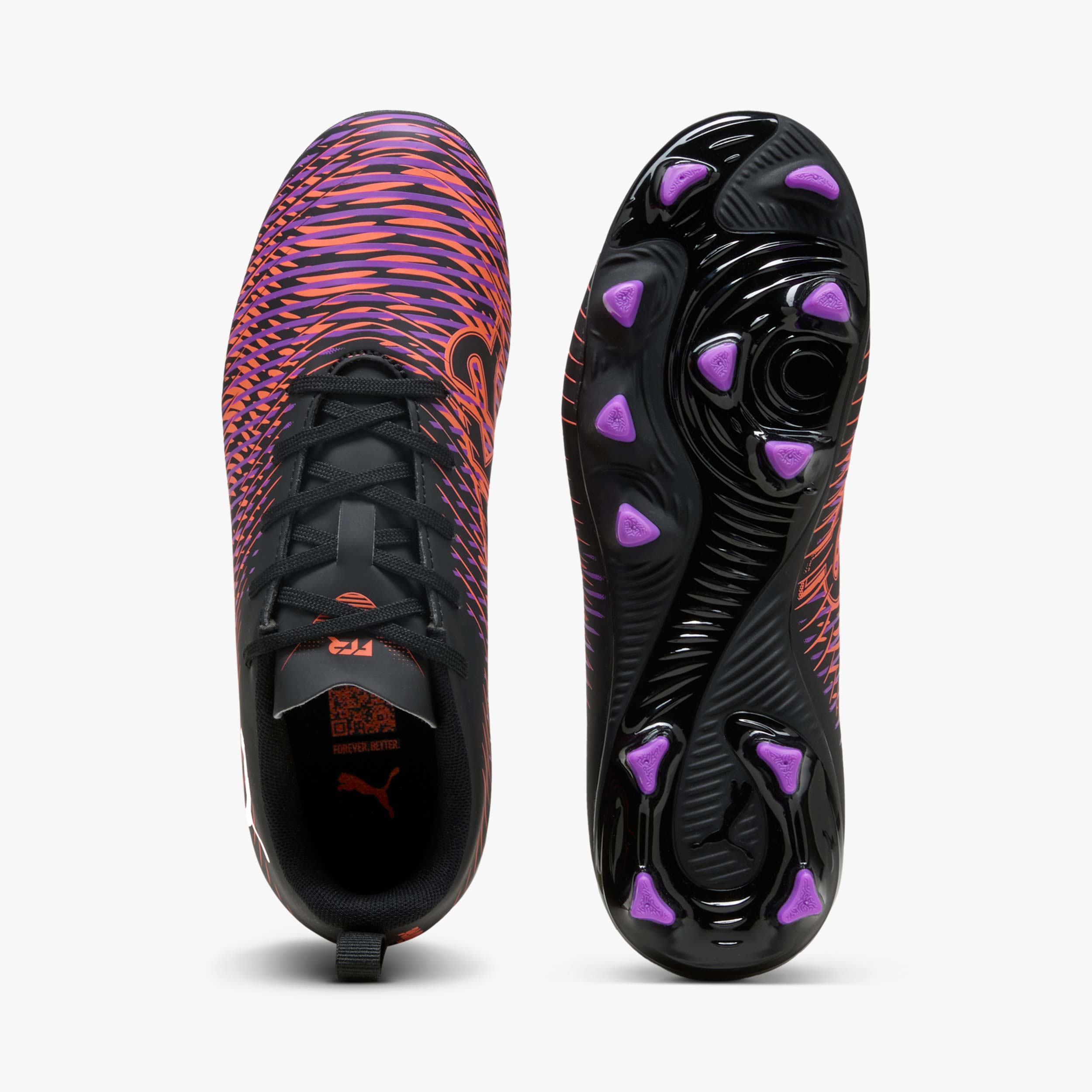 Puma Zapatillas Future 8 Play Fg/Ag Juvenil, NEGRO, hi-res