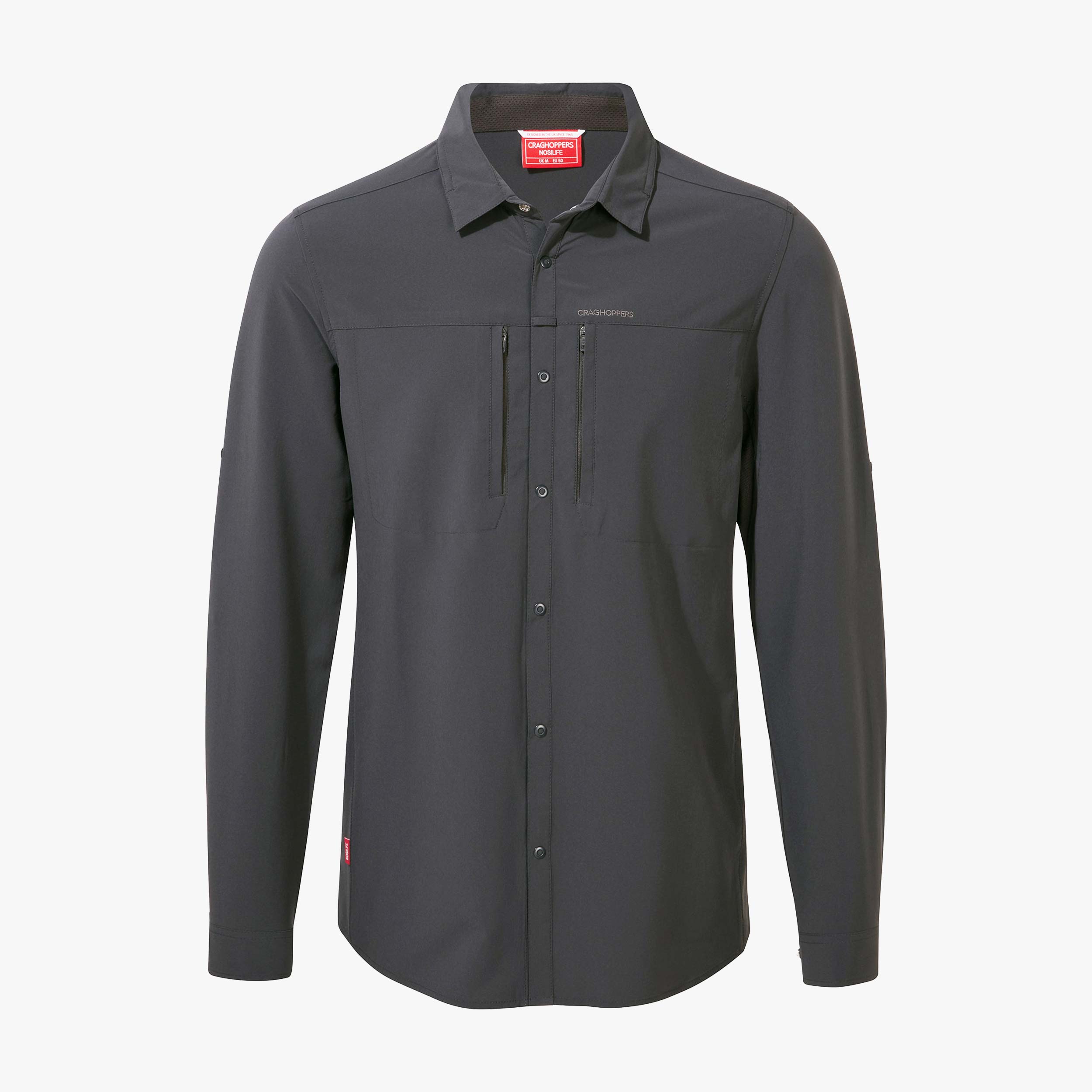 Craghoppers Camisa Nosilife Pro IV, NEGRO, hi-res