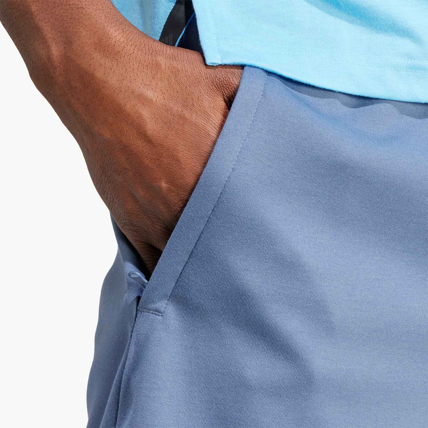 adidas Shorts de Entrenamiento Yoga, AZUL, hi-res