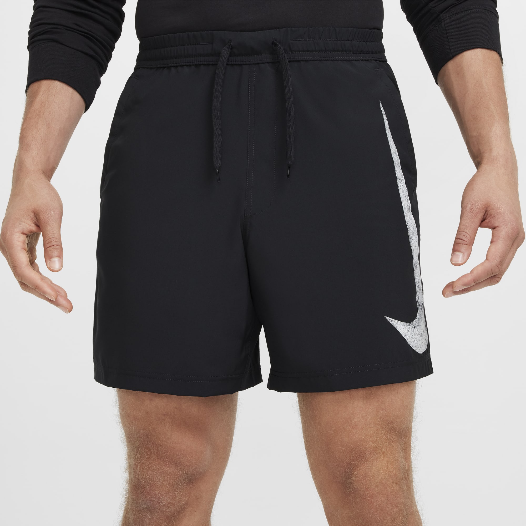 Nike Form Swoosh, NEGRO, hi-res