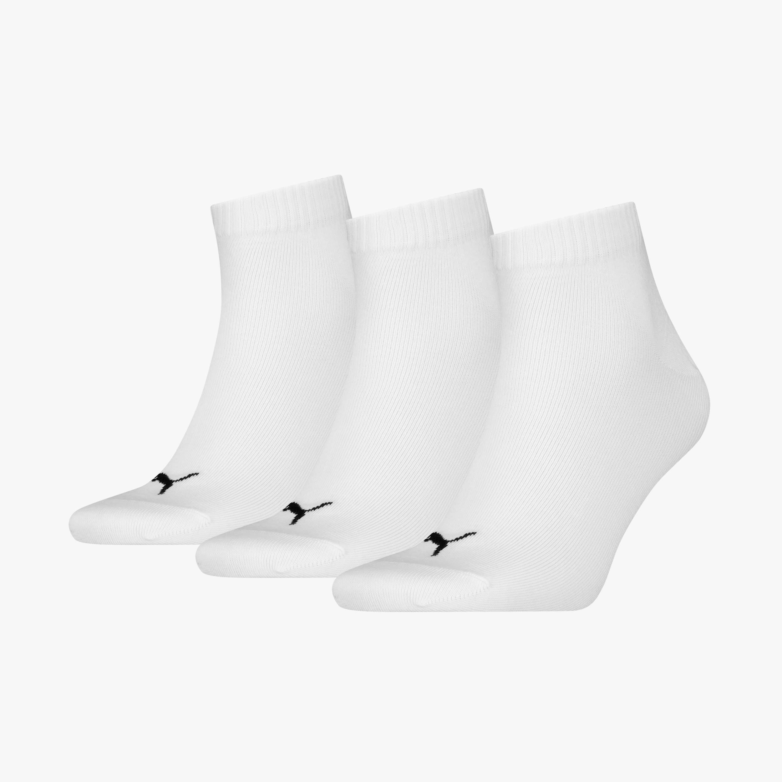 Puma Calcetines Tobilleros 3 Pares, BLANCO, hi-res
