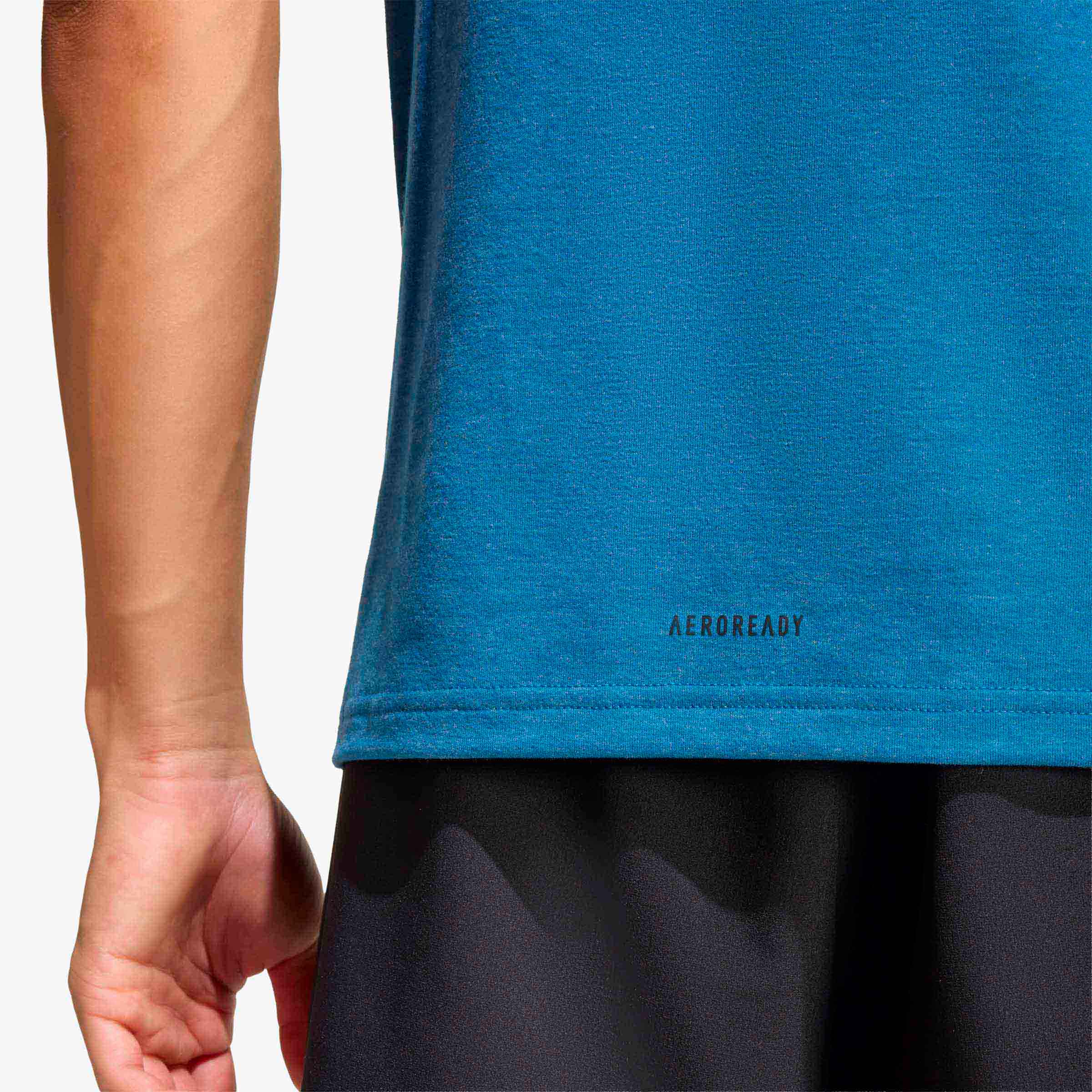 adidas Polera Designed for Training, AZUL, hi-res