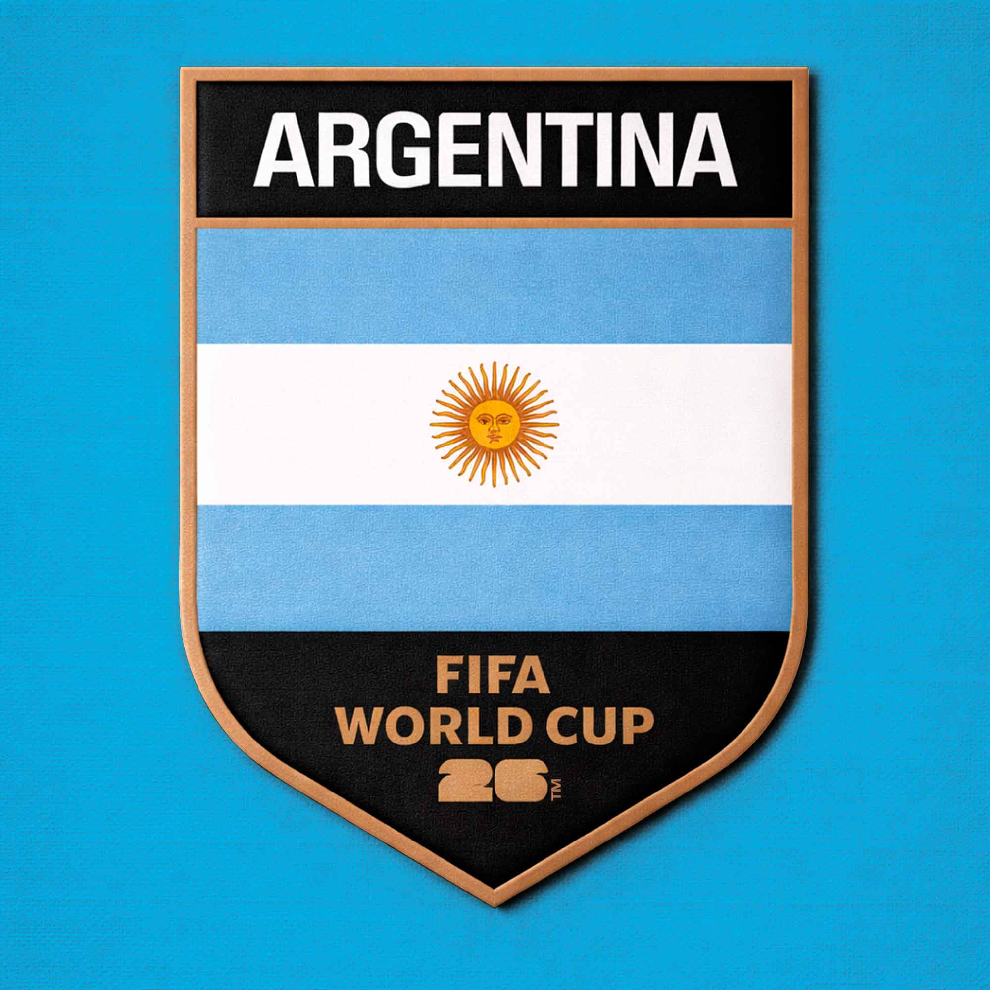 FIFA Chaqueta Mundial 2026 Argentina, NEGRO, hi-res